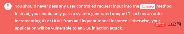 Une brève analyse de la dernière vulnérabilité dinjection SQL dans le framework PHP Laravel