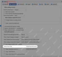 qBittorrent怎么设置默认下载目录