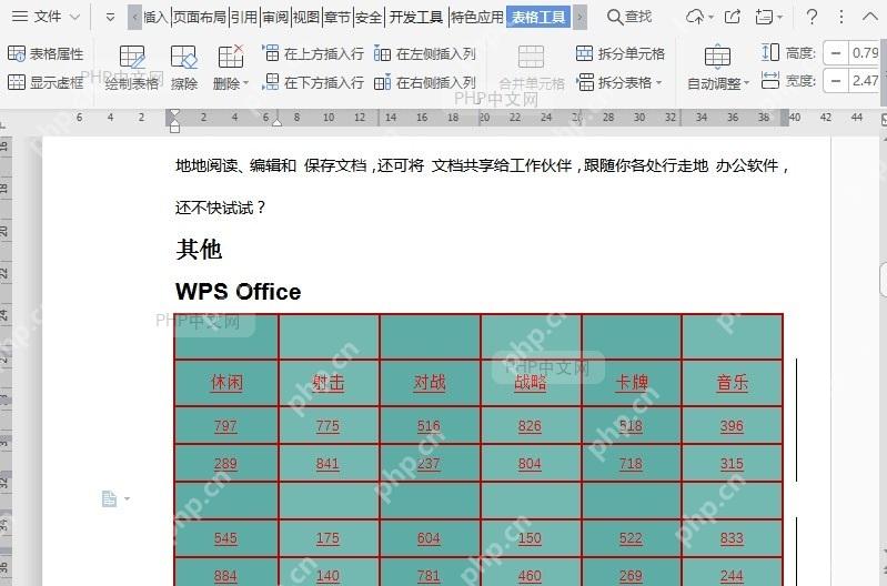 如何在文档表格左侧插入列?入口位置