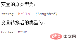 So konvertieren Sie einen String in PHP in einen booleschen Typ