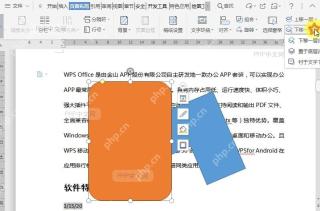 WPS如何将文档中插入的对象置于底层?设置效果