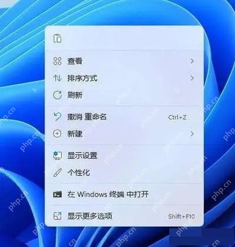 win11显示更多选项怎么设置默认展开_win11右键菜单默认展开设置指南 - php中文网