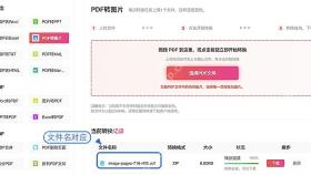 PDF转图片完成记录与下载入口