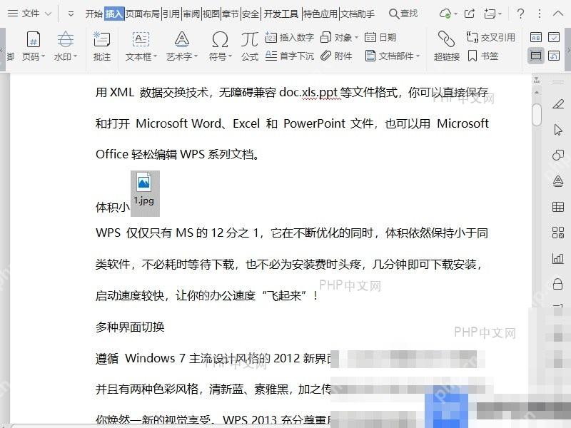 Word如何插入附件? 确认附件图标