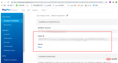 1592193485121196.png Detailed explanation of Laravel access to paypal payment