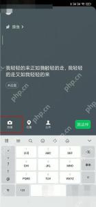 iPhone微信我页面中的状态入口