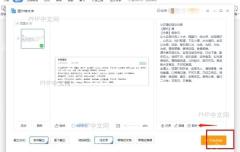 WPS 图片转文字窗口右侧识别文字并使用复制按钮