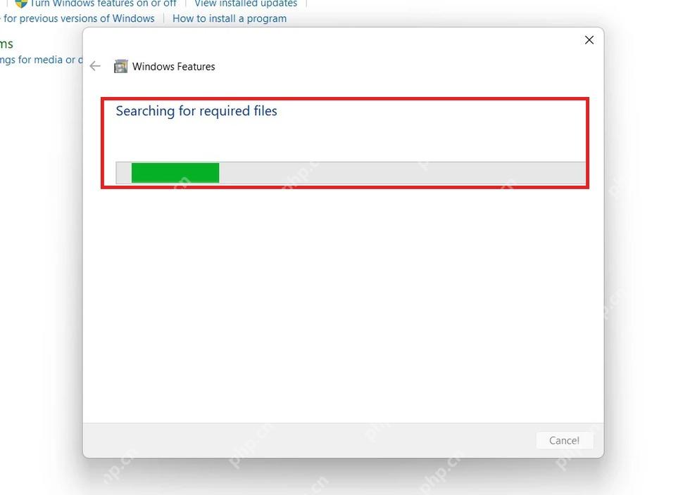 Win11 正在搜索 Windows TIFF IFilter 所需文件