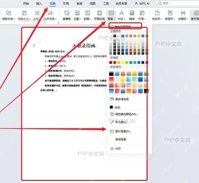WPS文字页面主体恢复白色后的检查画面，用于确认页面背景已删除