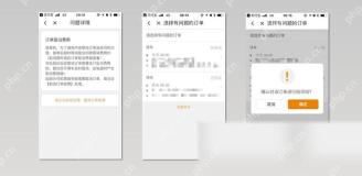 滴滴出行问题详情页面选择订单并提交费用投诉