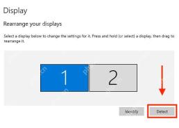 win10怎么设置两个显示器分屏_win10双屏扩展显示配置指南 - php中文网