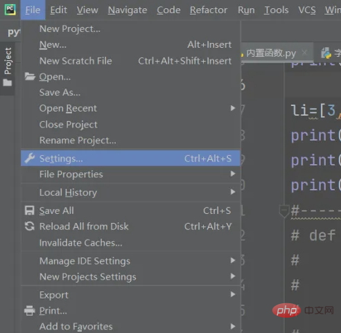 Bagaimana untuk melaraskan saiz fon dalam pycharm