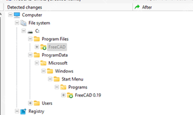 Total Uninstall Windows File system 变化树定位应用配置目录。