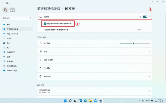 win11触摸板没反应怎么办_win11触摸板输入异常排查 - php中文网
