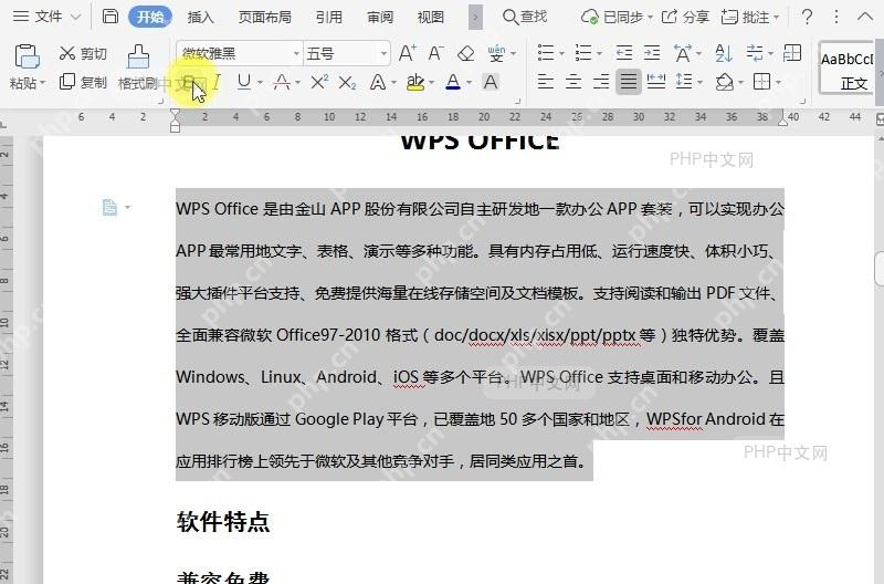 如何将字体加粗?设置效果