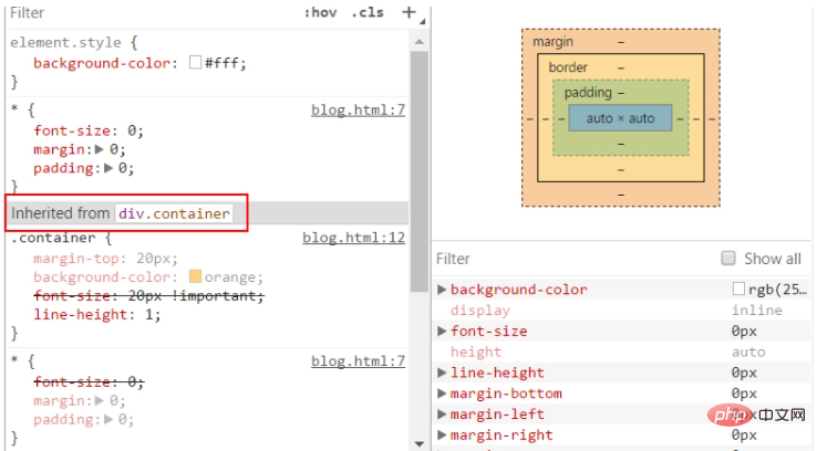 What to do if css fonts are not inherited