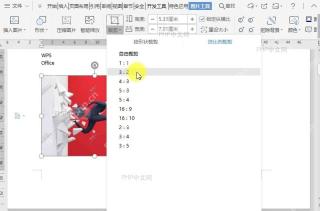 如何按比例裁剪文档图片?中间操作