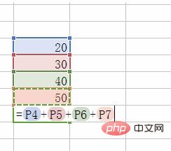 Formule de calcul du total Excel