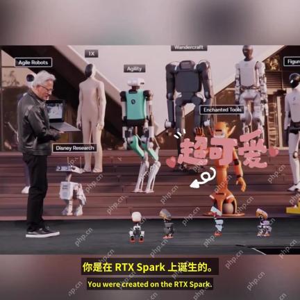 黄仁勋介绍Microduck在RTX Spark上创建