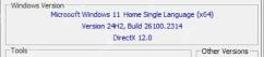 CPU-Z About 页面 Windows Version 区域显示 Windows 11 版本和 Build 构建号