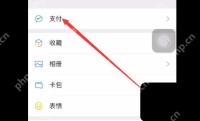 微信服务页中的收付款入口