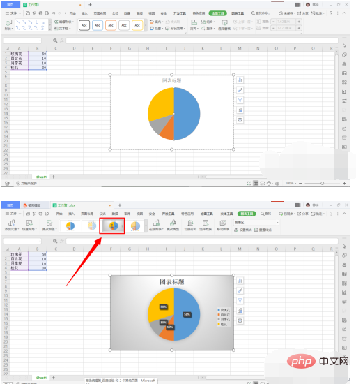 Comment faire un diagramme circulaire en pourcentage