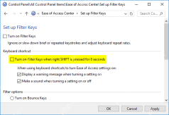 win10筛选键关不掉怎么办_win10筛选键设置异常检查 - php中文网