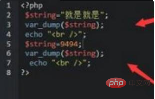 What does var_dump mean in php?