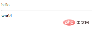 php語言中hr是什麼意思