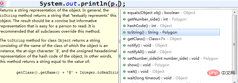 Wie überschreibe ich eine Methode in Java?