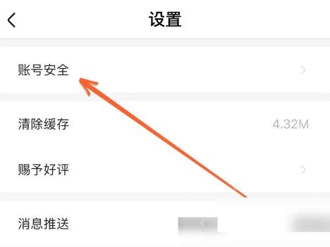 大麦设置页账号安全入口