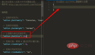 vscode怎麼縮小編輯器字體