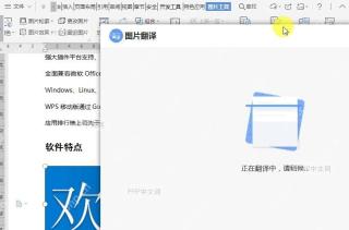 如何翻译文档图片中的文字内容?中间操作