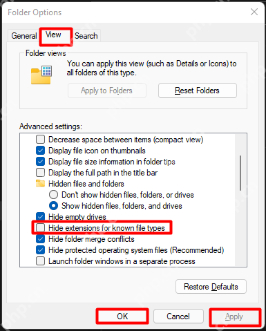win11怎么显示文件扩展名_win11文件后缀名显示步骤 - php中文网