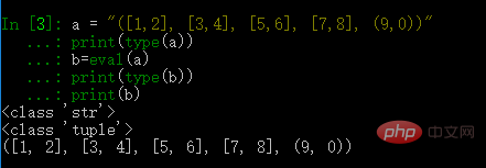 What is the eval function in python