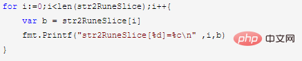 What does string mean in go language?