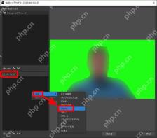 OBS Studio Filters 窗口 Effect Filters 区域用于给视频来源添加滤镜