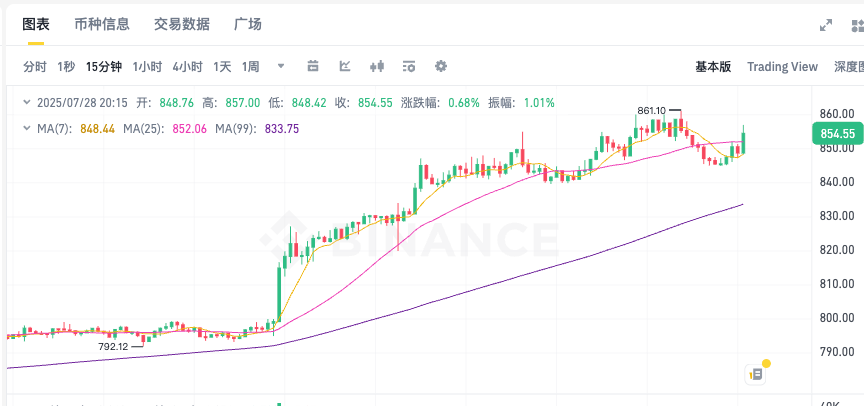 币安币BNB价格实时追踪 币安币K线图历史走势全面解析 - php中文网