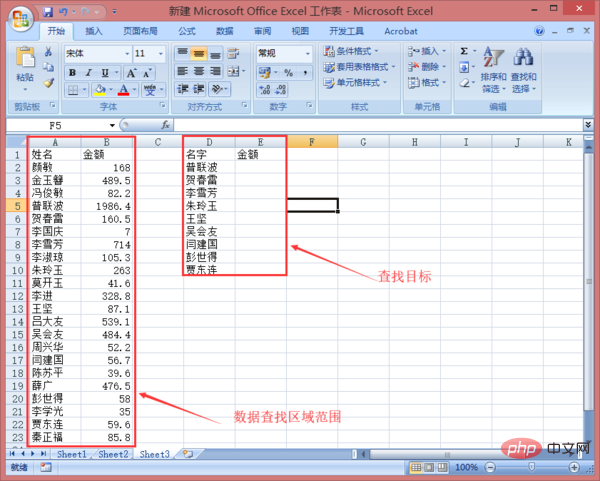 So implementieren Sie eine Batch-Matching-Abfrage in Excel