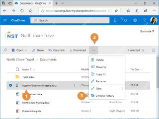 Microsoft365怎样利用OneDrive实现文件的版本历史回溯