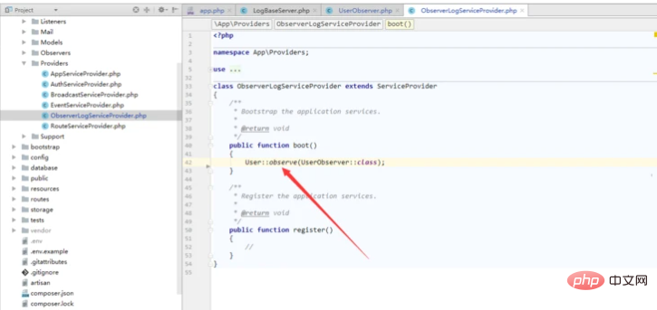 Explication détaillée de deux méthodes dévénements du modèle Laravel