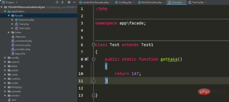 ThinkPHP facade source code analysis