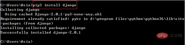 How to create django in python