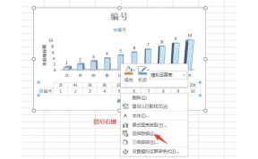 Excel 柱状图右键打开选择数据用于调整横纵坐标来源