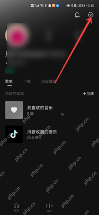 汽水音乐Android 个人页右上角六边形设置入口