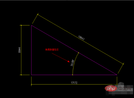 How to mark angles in CAD