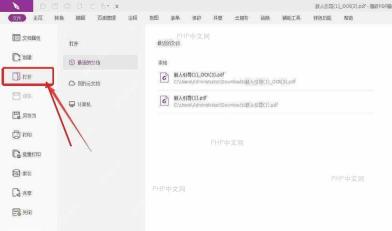 PDF编辑器中打开文档并查看页面内容,准备定位下划线