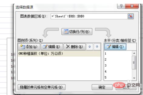 Excel에서 두 데이터 열 사이에 폴리라인을 그리는 방법