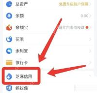 支付宝芝麻粒在哪里看