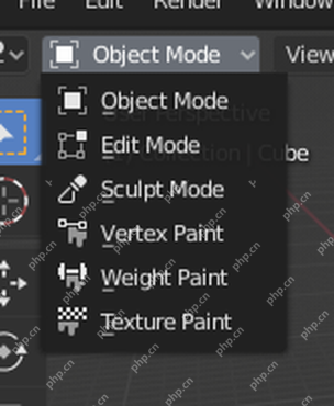 Blender怎么进入编辑模式修改模型